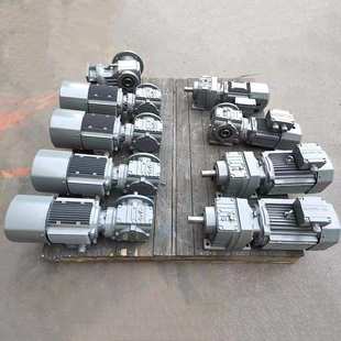 SAF37法兰空心轴斜齿蜗轮蜗杆减速机卧软齿面变速器 厂家直销