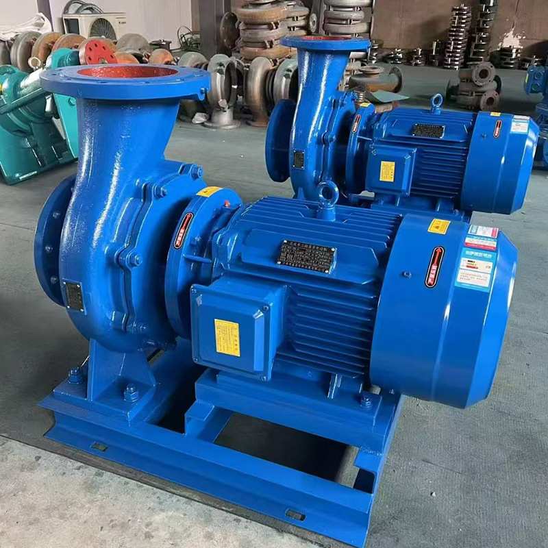 厂家 管道离心泵isw100-250工业热水增压水循环ISG立式管道泵