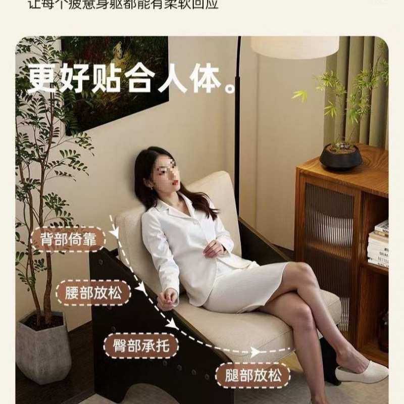 中古风实木单人沙发椅家用客厅阳台懒人沙发设计师棉麻沙发休闲椅,鲜花速递/花卉仿真/绿植园艺,割草机/草坪机,淘宝优惠券,粉丝福利购,淘宝优惠卷