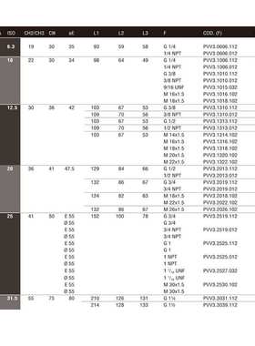 供应意大利DNP螺纹连接快速接头 PVV3 AG (螺纹式连接)耐压40MPa