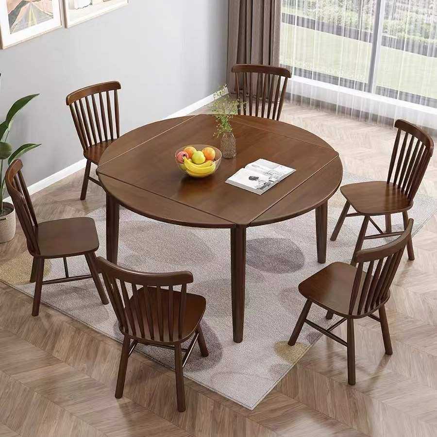禾有家具北欧简约现代风实木方圆餐桌家用小户型可伸宿折叠圆桌,鲜花速递/花卉仿真/绿植园艺,割草机/草坪机,淘宝优惠券,粉丝福利购,淘宝优惠卷