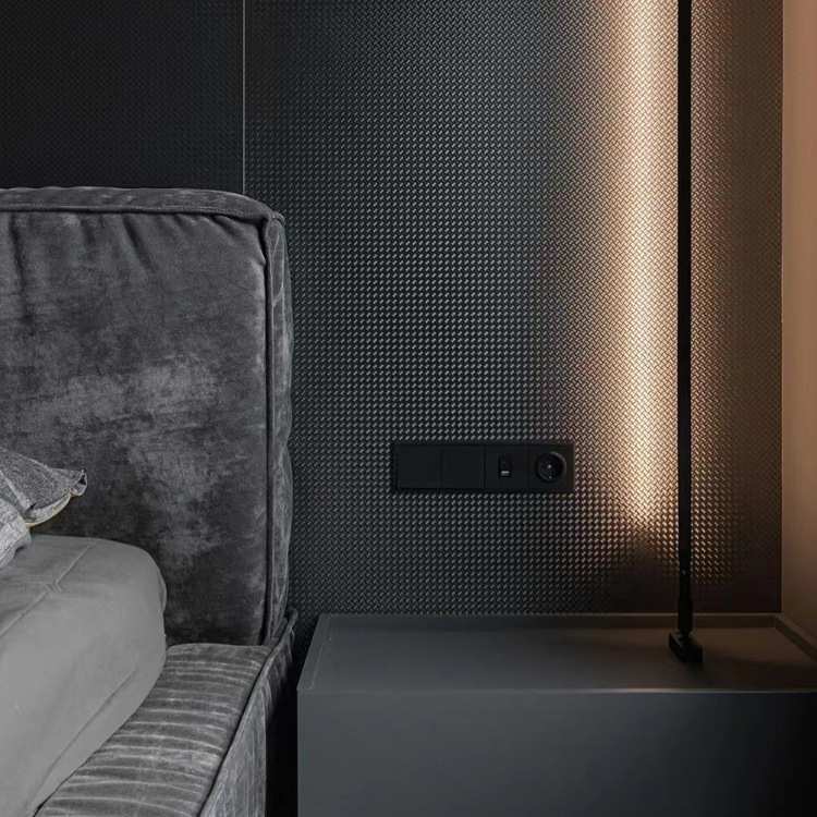 意大利拉米娜金属黑岩板1*3米3毫米 墙面地面 超薄陶瓷薄板