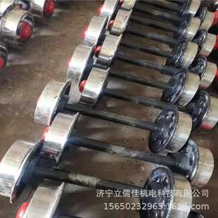 平板矿车轮对280mm铸钢矿车轮600轨距矿车轮子单轮 立儒佳厂家