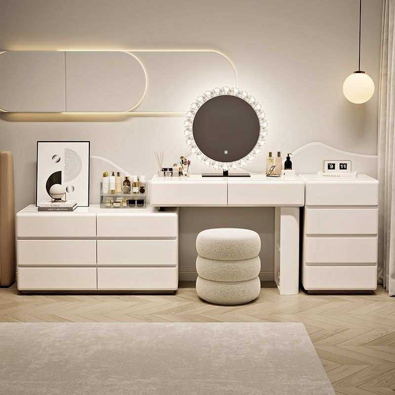 新款法式奶油风家居梳妆台斗柜一体出租房轻奢高档卧室岩板化妆桌,鲜花速递/花卉仿真/绿植园艺,割草机/草坪机,淘宝优惠券,粉丝福利购,淘宝优惠卷