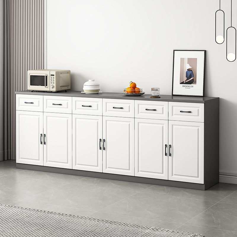 实木餐边柜北欧现代简约厨房碗柜板式置物架茶水柜客厅边柜储物柜