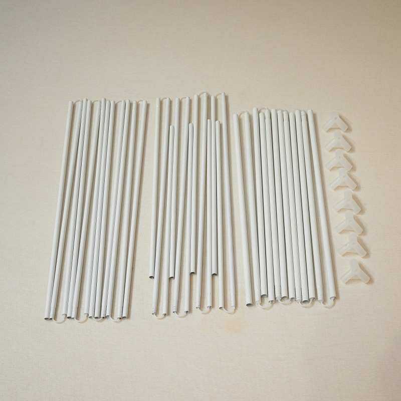 防摔蚊帐支架杆加粗加厚家用全底婴儿防止掉床双面拉链头防蚊网罩