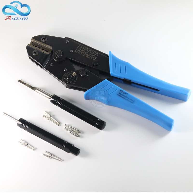 重载连接器专用工具冷压线钳压接工具航空插针端子钳退针器10a16a