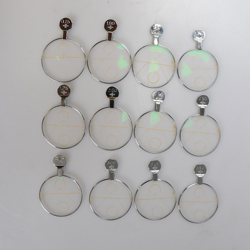 渐近多焦点镜片验配试戴检查插片箱渐进多焦点试戴片渐进体验箱