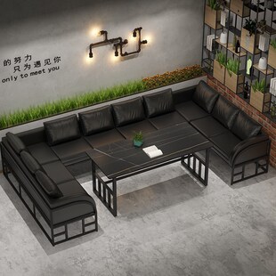 酒吧桌椅工业风小酒馆音乐餐吧清吧卡座沙发咖啡西餐厅桌椅休闲区