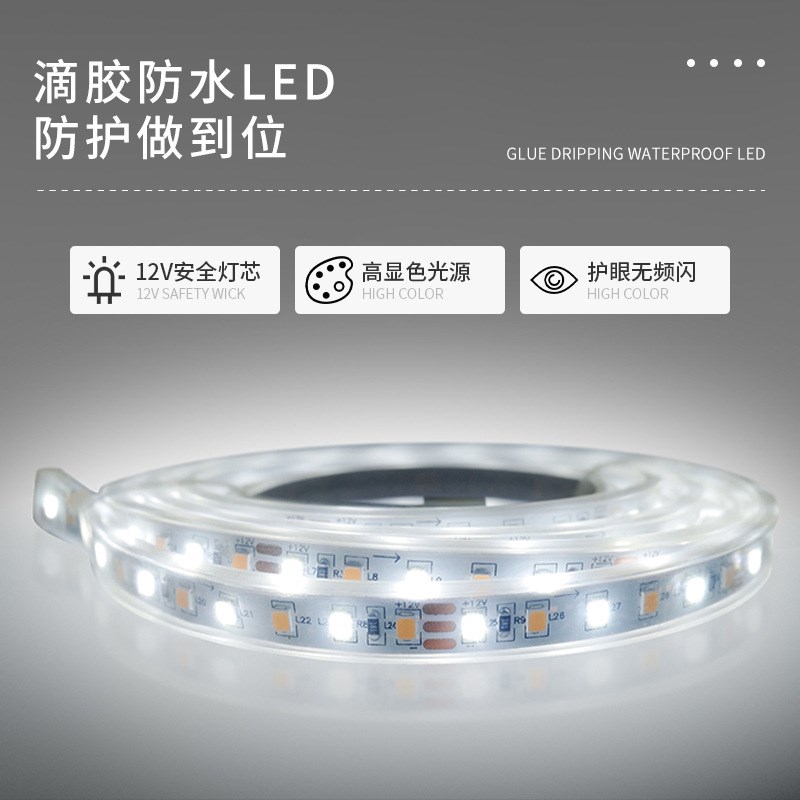 无边框防雾发光浴室镜挂墙镜子卫生间圆镜触摸屏化妆洗手间厕所