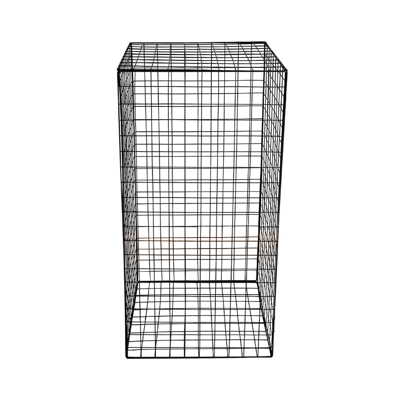 铁艺网格立方体移动展示架网红装饰铁丝网照片墙网片路引婚庆道具