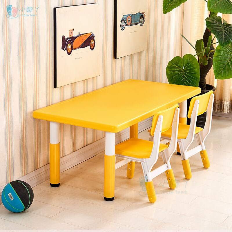 幼儿园桌椅幼儿园桌子塑料学习桌长方桌儿童桌椅幼儿园学习桌椅