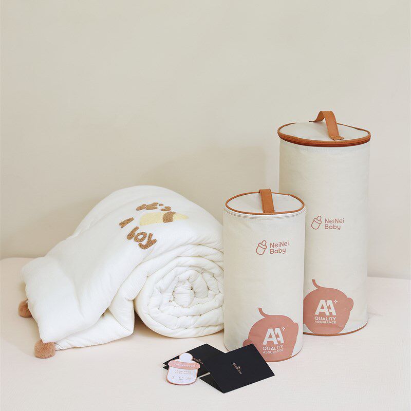 A类母婴级60支全棉亲肤双层纱奶嘴毛巾绣纯棉儿童抗菌被芯超柔软