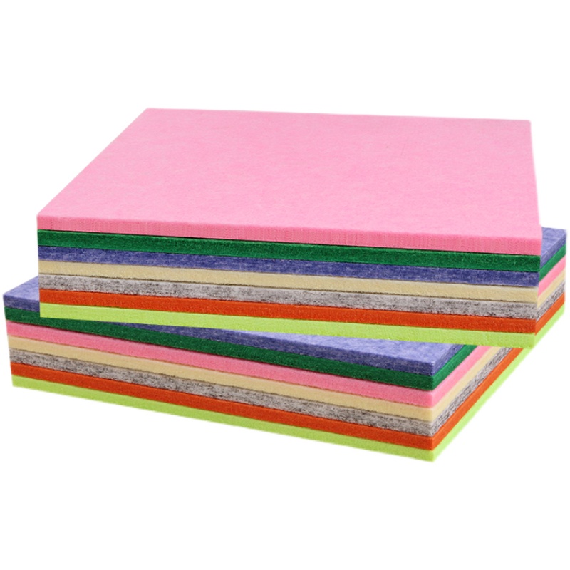 定制彩色背胶毛毡板幼儿园墙贴环创文化墙家用照片墙背景装饰墙板