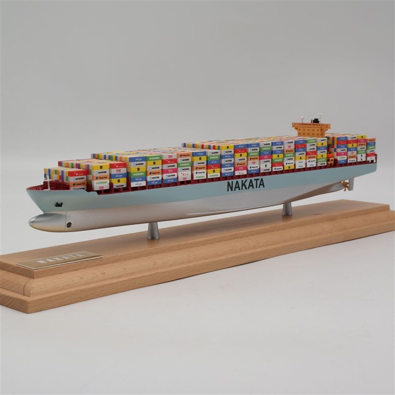 35cm展示集装箱船模小批量定制货柜船模定制海艺坊工厂