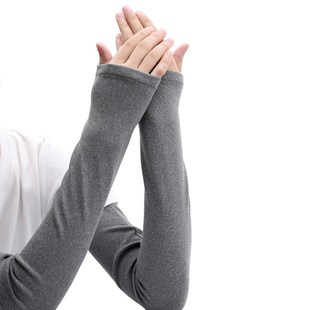子内 手套护肘关节套护胳膊假袖 袖 套手臂套保暖女男n秋冬加绒长款