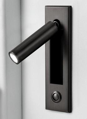 现代简科约带锐光源可旋转开关壁灯客阅厅书房酒店卧室EBP003C0床