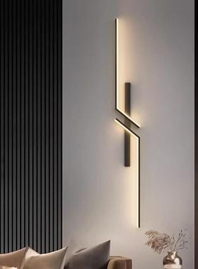 极简9688灯客厅沙发背景壁墙卧梯床头灯创意楼过道免接线充电墙壁