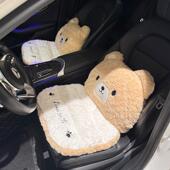 汽车35400坐垫冬季 背2式 025新款 毛腰靠一体座椅加厚保暖加热车绒