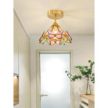 蝴蝶全铜过灯法式道田园衣帽间阳体台卫XD-0-4生进门间入户玄关人