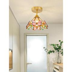 蝴蝶全铜过灯法式道田园衣帽间阳体台卫XD-0-4生进门间入户玄关人