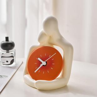 复古时钟情侣装饰品摆客居厅件室卧简约高级XP202508感小众家好物