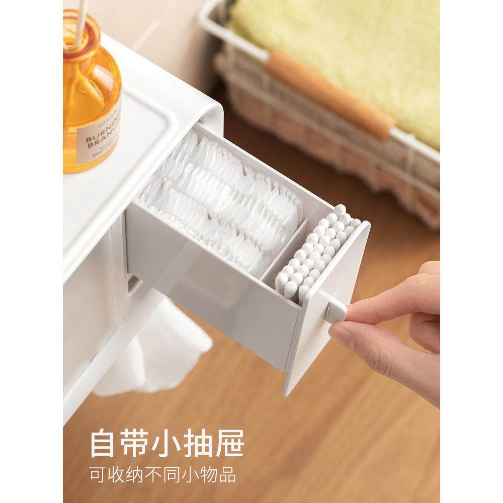 洗脸巾抽纸抽收纳盒壁挂式一洁面纸巾化妆卫性棉生间71230厕所次