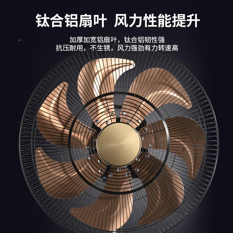 商用风扇大风力落店电FS45风扇摇强饭力工业商务地扇客头厅电风扇