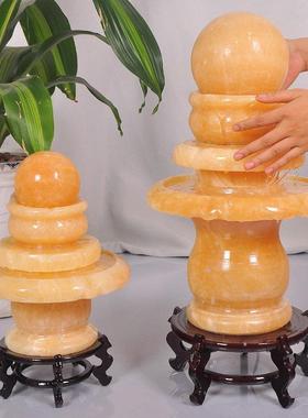 流水摆件透光球水喷石泉新房装153046饰办公室流客厅假山艺品公司