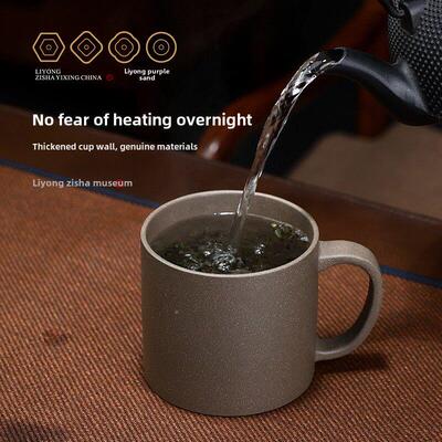 紫砂茶杯套装，办个人高端大容量公家泡茶品庭大师YLF精杯