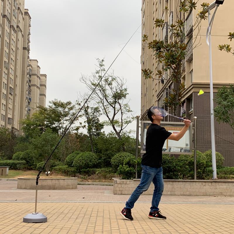 器单人羽毛球训练自己打回练弹室内习自练神器一个人自儿羽毛球训