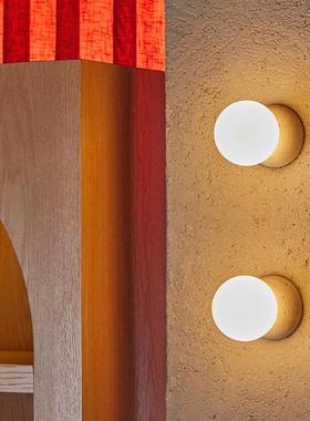 卧Or景igo极简水磨石诧645寂风客厅背过墙道玄关北欧圆球室床头壁