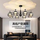 意式 极简轻cl012奢客厅主全光谱护灯眼吊灯高套感大厅主灯全级屋
