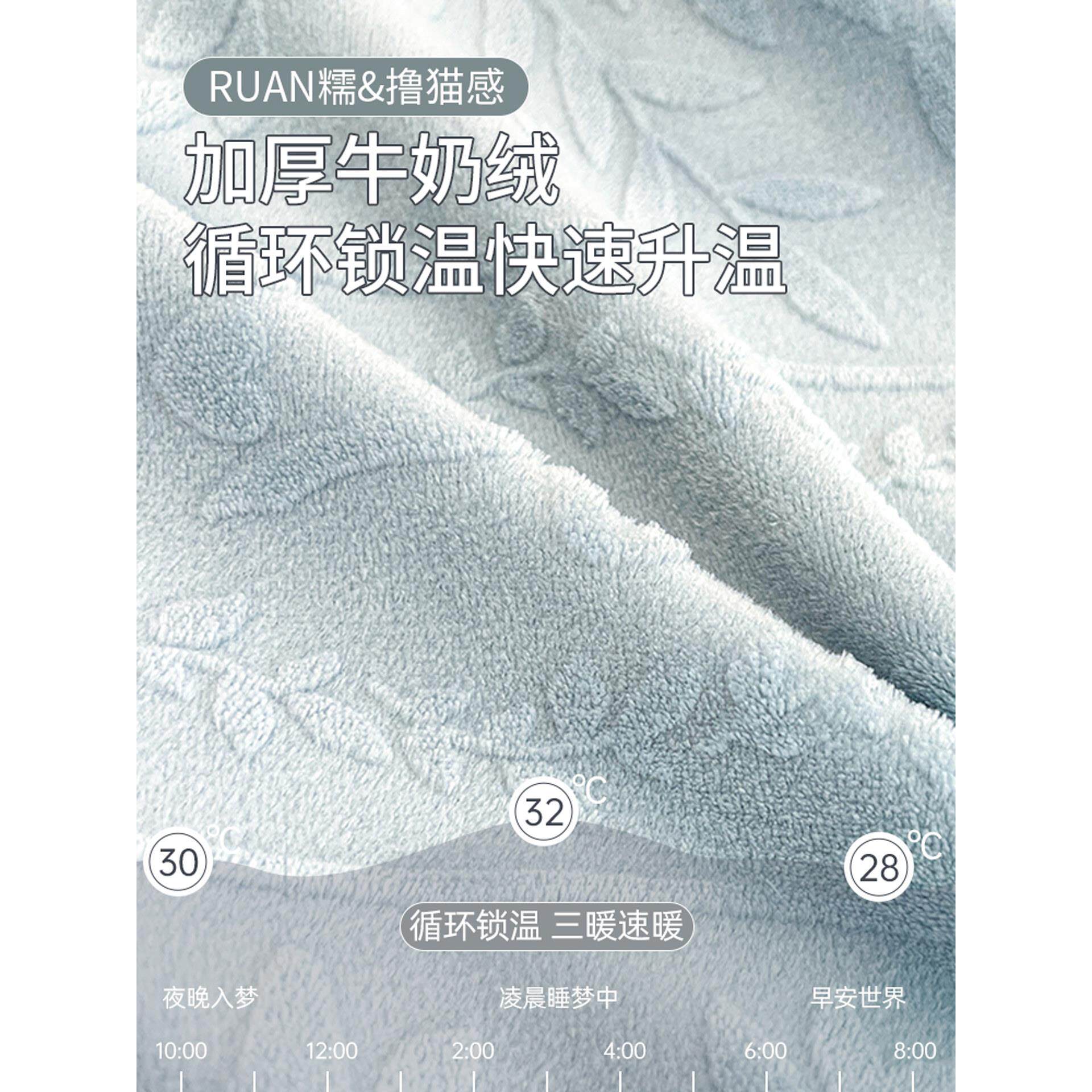 牛奶套绒枕套一对装珊瑚枕头家绒用秋冬季单个枕芯内7PC-QMJJ2胆