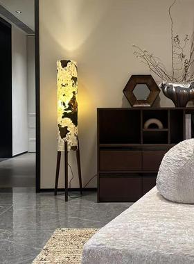 覆古台13449高客级计感落地灯厅沙发旁边中古设师卧室床头氛围立