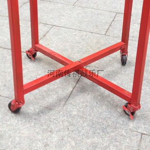 鼓架大鼓架儿童鼓架战鼓架威风锣鼓架子龙鼓架子可折叠万向轮架子