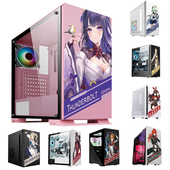 饰贴膜防水uv打印机箱贴纸可移除痛贴 机装 动漫二次元 电脑主机台式