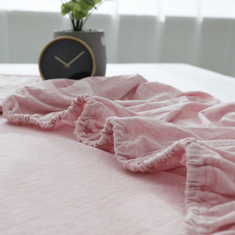 加厚全棉天竺棉床笠单件针织纯棉裸睡1.5米1.8m床垫保护套罩防滑