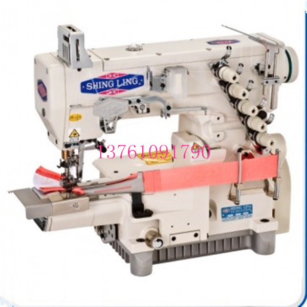 星菱G-888A-CF多功能筒型三針五線绷縫機压骨砍下摆拉滚条三合一