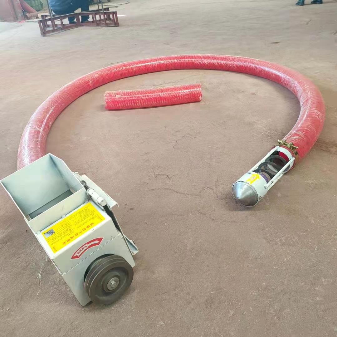 家用小型吸粮机 软管锰钢无轴粮食装车机 螺旋式上料抽粮机厂家