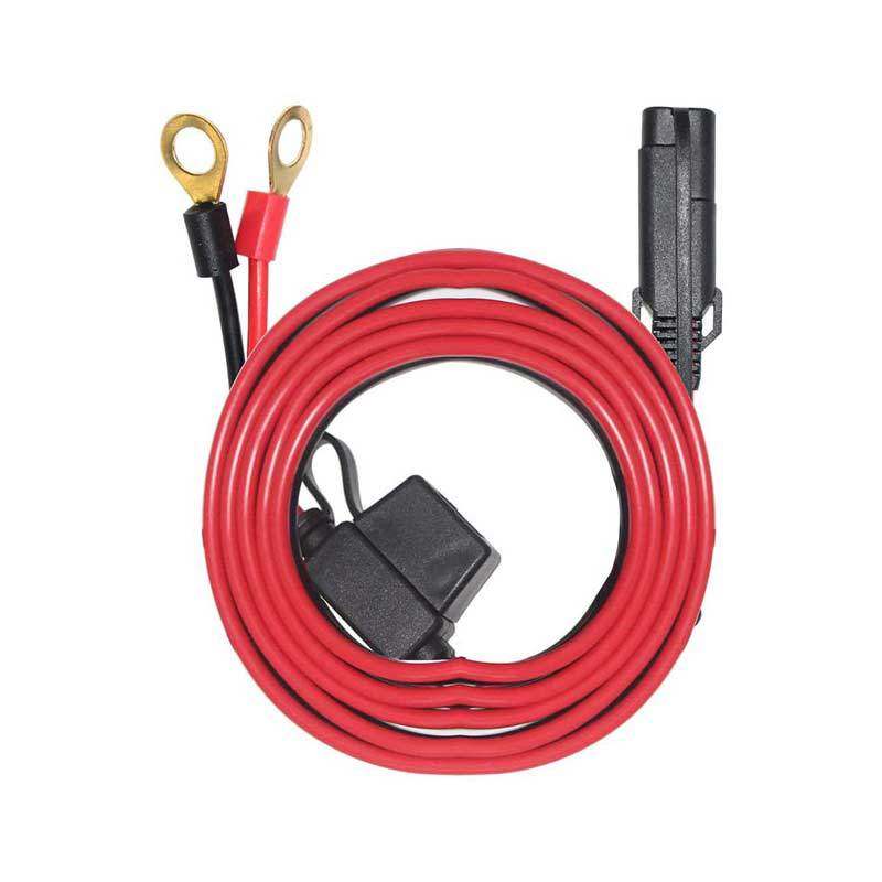 SAE连接线转O型铜鼻子端子 厂家直销 4平方 6平方SAE光伏延长线