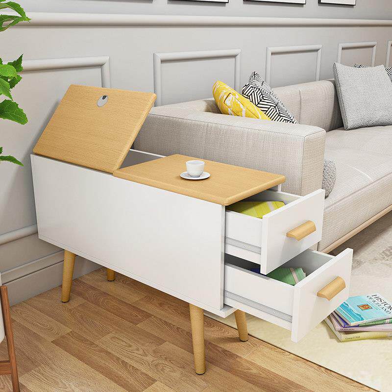 北欧边几沙发边柜小户型现代简约客厅边角柜多功能窄长轻奢收纳柜