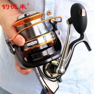 新款 紡車1魚(yú)軸隙耐腐輪斜口大物遠(yuǎn)投搖輪無(wú)間漁DYM輪海竿魚(yú)線輪錨