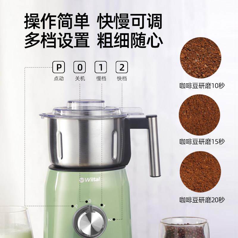 【自营】德国电动磨豆机家用多功能研磨机粉碎器干磨打粉中药超细
