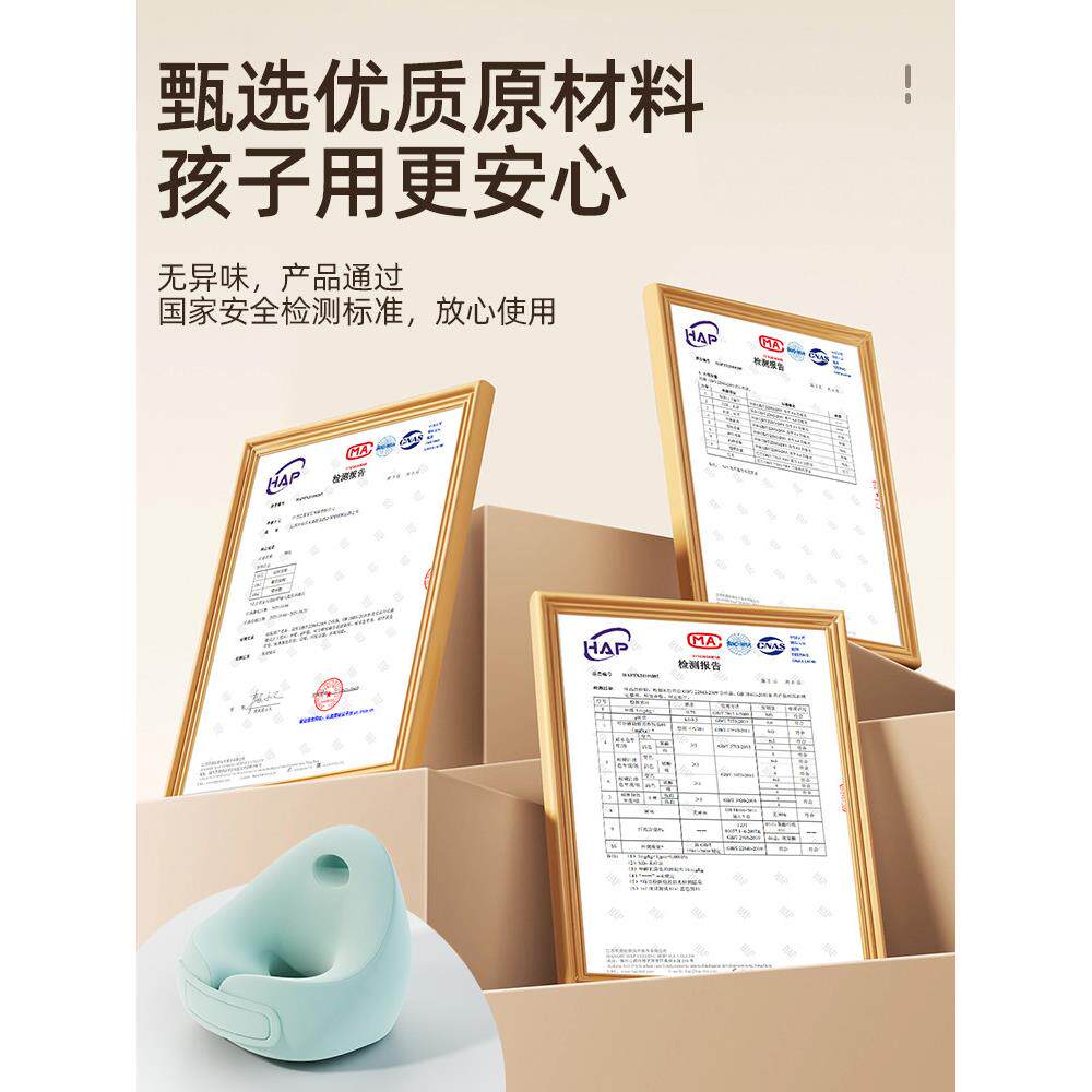 儿童u型枕飞机护颈枕坐车旅行便携u形枕护脖枕高铁长途车睡觉神器