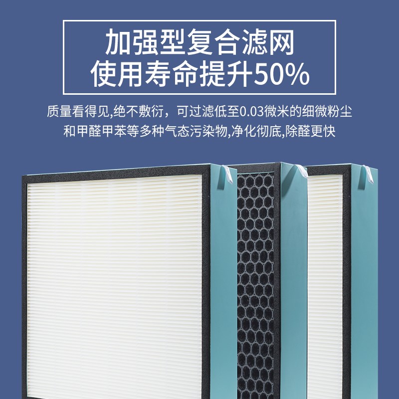 适配352空气净化器X80 X80C X83 C标准滤芯中效高效活性炭过滤网