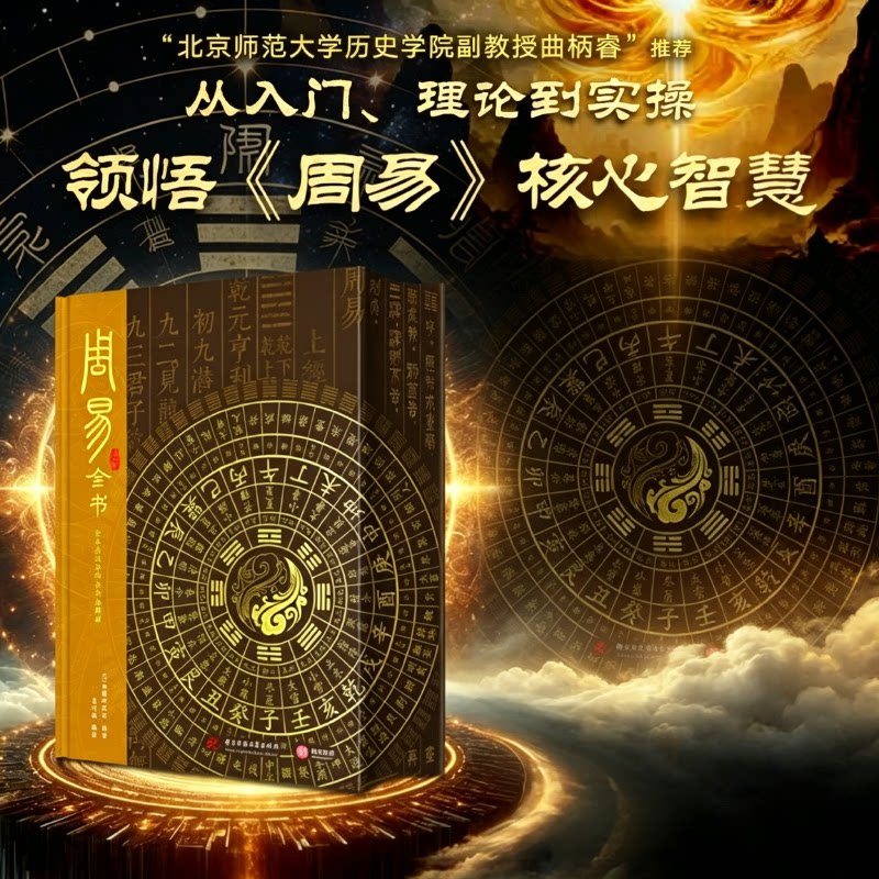 正版周易全书从入门理论到实操领悟周易核心智慧北师大曲柄睿推荐三面刷边钤印思维导图别册国学经典哲学书籍