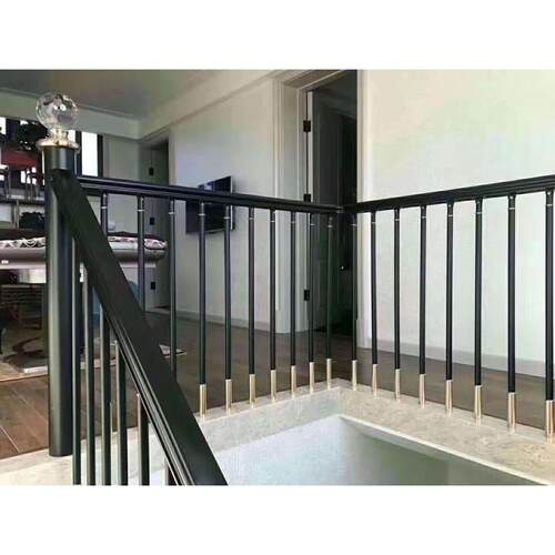 深圳铁艺扶手厂家/别墅楼梯扶手/铁艺护栏/铝花扶手/简易扶手