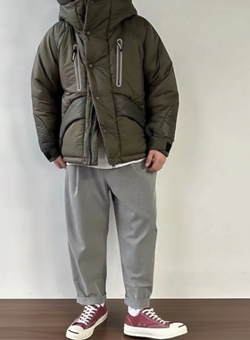 And wander同款新雪丽棉山系户外3M反光机能连帽棉服保暖外套夹克