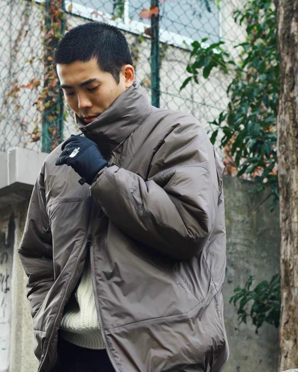 Glodwin GORE-TEX日系复古机能立领连帽蓬松保暖棉服宽松休闲保暖